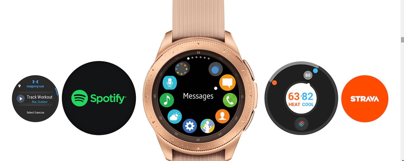 samsung galaxy watch 42mm bt rose gold