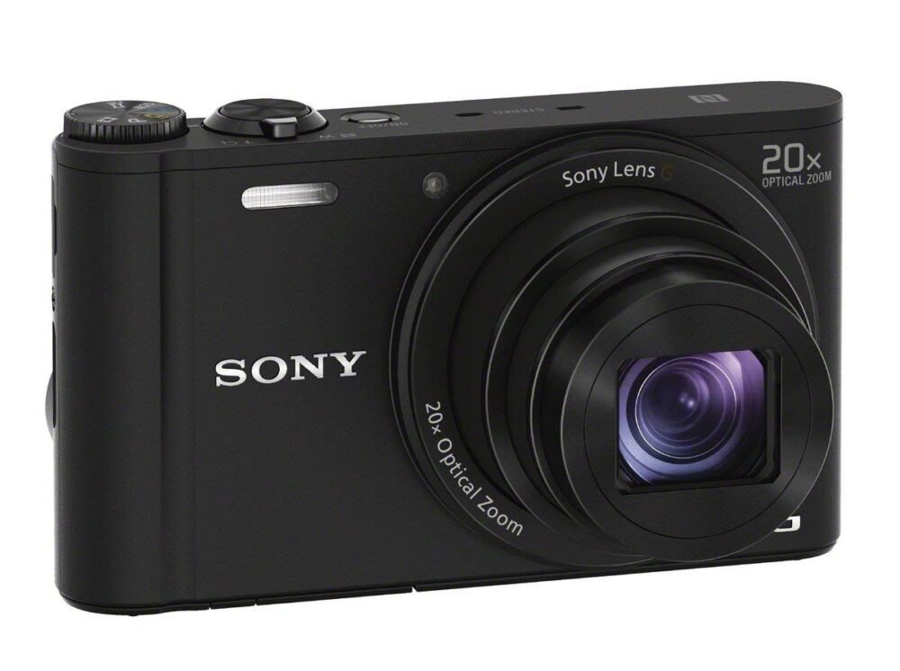 Sony DSCWX350 18 MP Digital Camera WI-FI (Black)