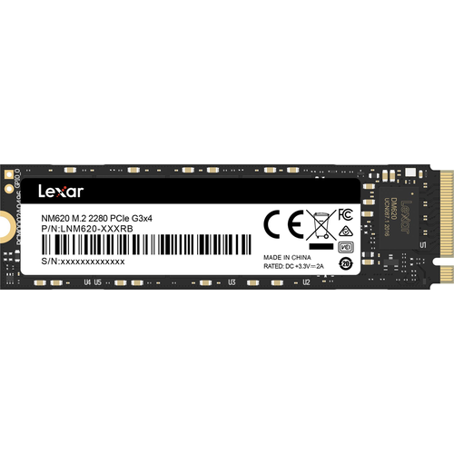 LEXAR LNM620 INTERNAL SSD M.2 PCIe Gen 3*4 NVMe 2280 2TB