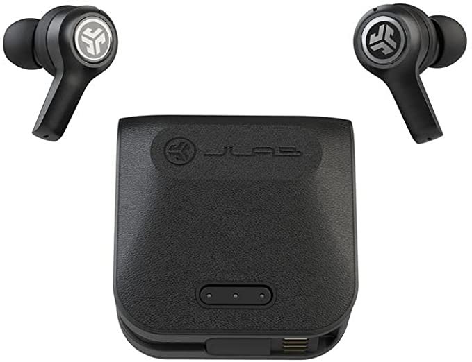 JLab JBuds Air Executive True Wireless Bluetooth Earbuds + Charging Case –  Black – C3 Calling with Dual Microphones – – BT  - Techbuyz Technology  Ltd