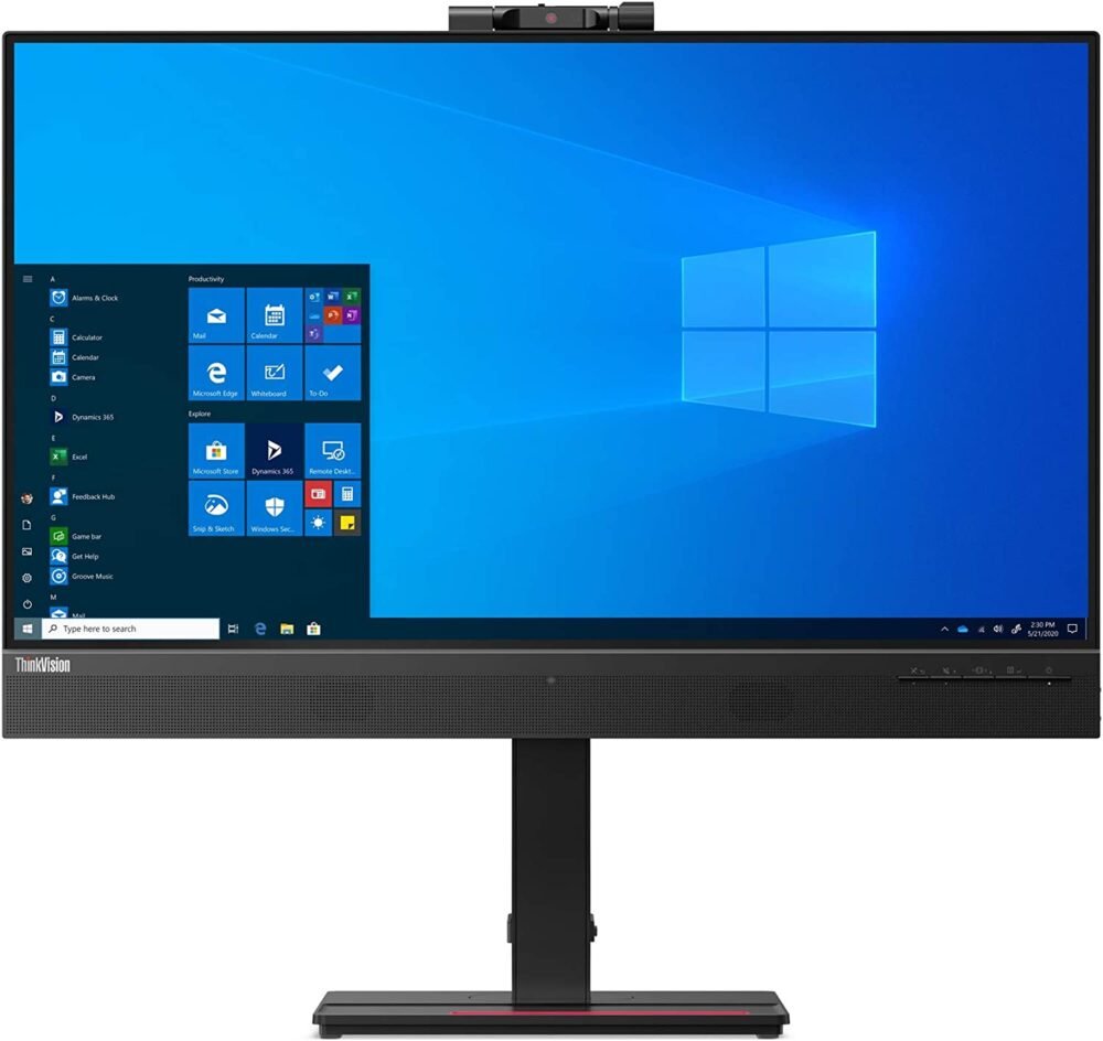 Lenovo ThinkVision T27hv-20 27-inch QHD Video Conferencing Monitor with Webcam