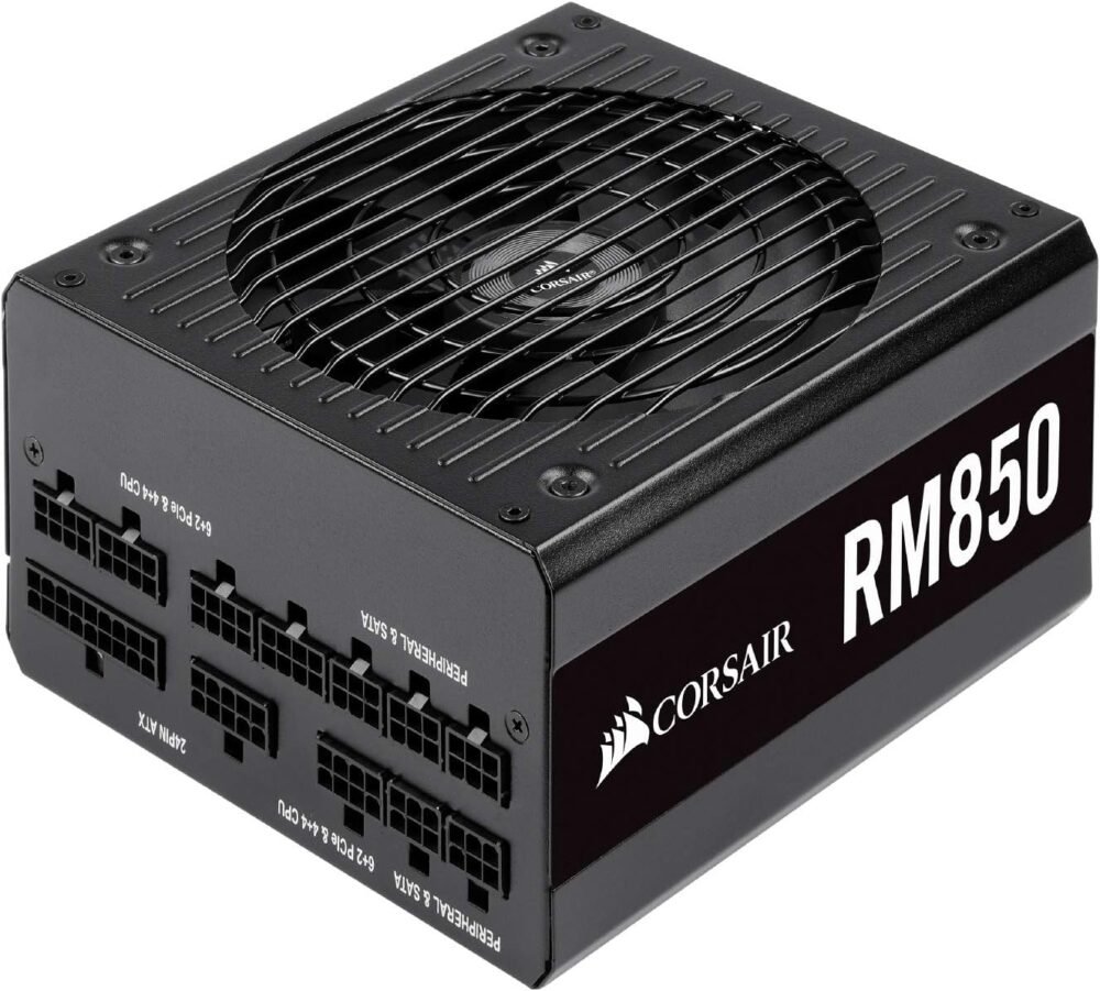 Corsair RM 850 Power Supply 850 Watt, 80+ Gold Certified, Fully Modular Power Supply