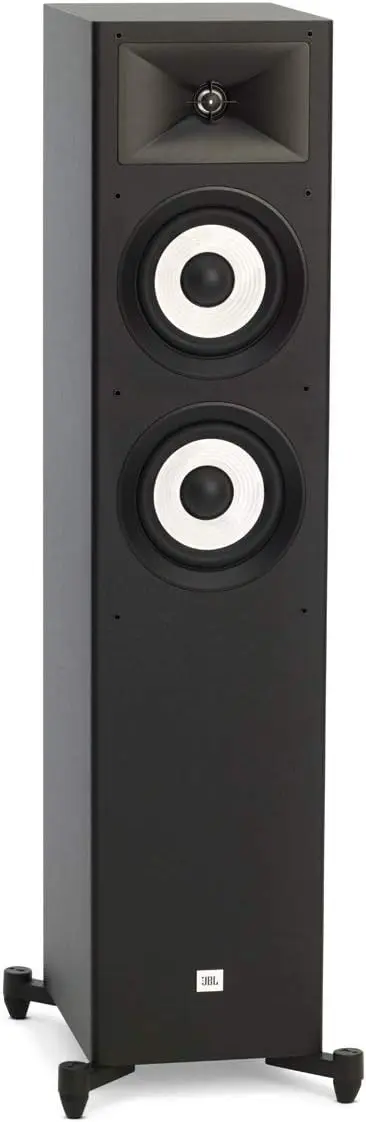 JBL Stage A180 2.5-Way Dual 6.5" Woofers 1" Alluminum Tweeter Floor Standing Speaker PAIR, Black