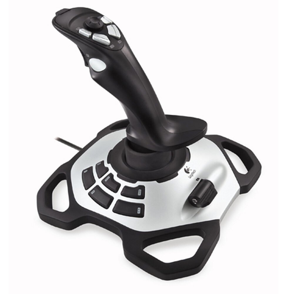 LOGITECH Extreme 3D Pro Joystick - SILVER/BLACK - USB