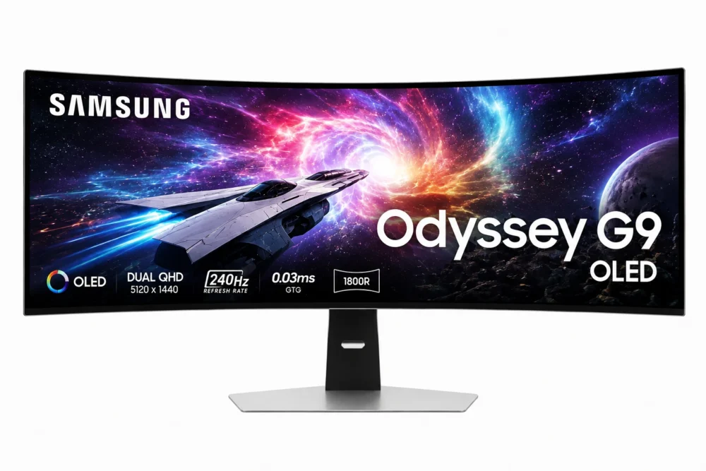 Samsung 49 Inch Gaming Monitor G9 G932 Odyssey OLED Dual QHD LS49DG932SMXUE