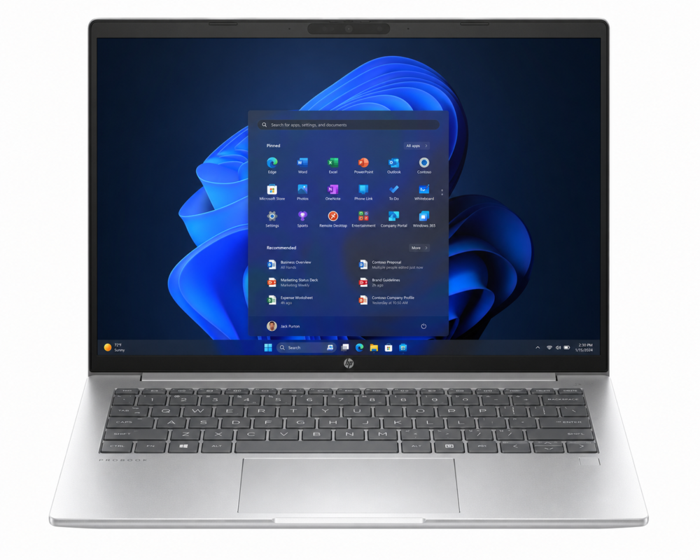 HP ProBook 4 G1iR 14″ Core Ultra 7 150U Laptop | 8GB DDR5, 512GB SSD, WUXGA IPS Display, Intel Graphics, FreeDOS
