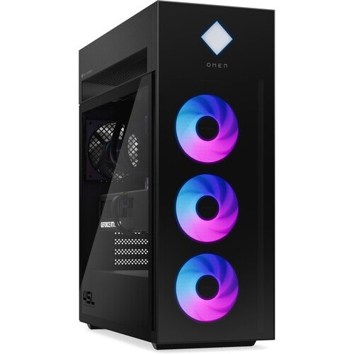 HP OMEN 45L GT22-3090 Gaming PC with Intel Core Ultra 9 285K, 16GB DDR5 RAM, 1TB SSD and NVIDIA GeForce RTX 5070 12GB. Comes with Windows 11 Home