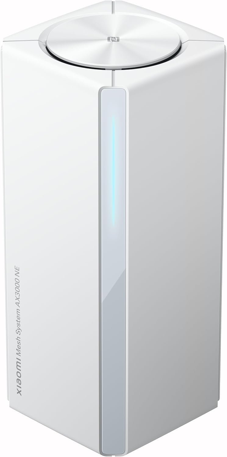 Xiaomi Mesh System AX3000 NE 1 Pack UK – Wi-Fi 6, 3000Mbps Gigabit Mesh Router
