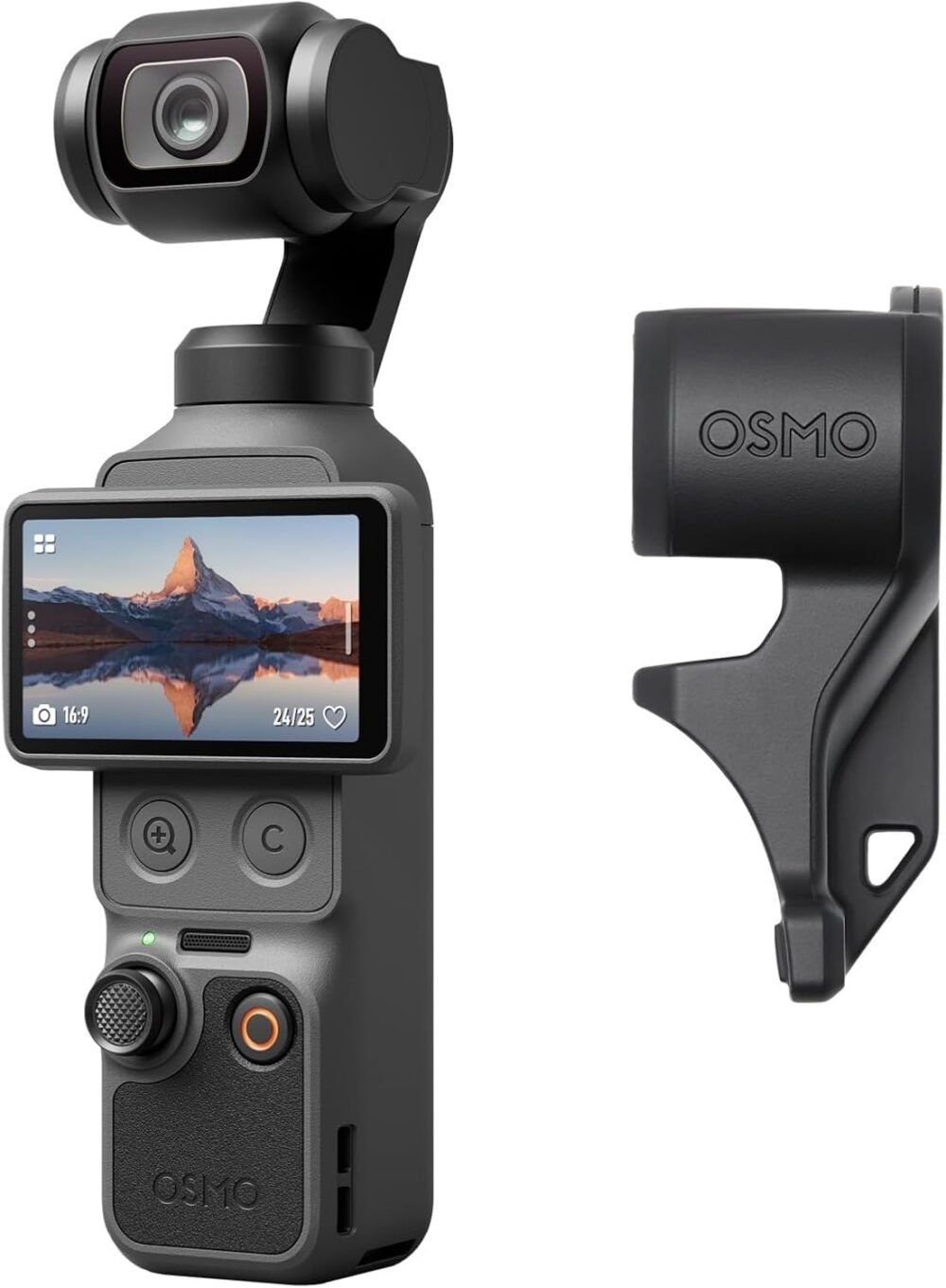 DJI Osmo Pocket 4 Standard Combo, Pocket Gimbal Vlog Camera | 1″ CMOS & 4K/240fps, 3-Axis Stabilization, 2× Lossless Zoom, 107GB Built-in Storage, Video