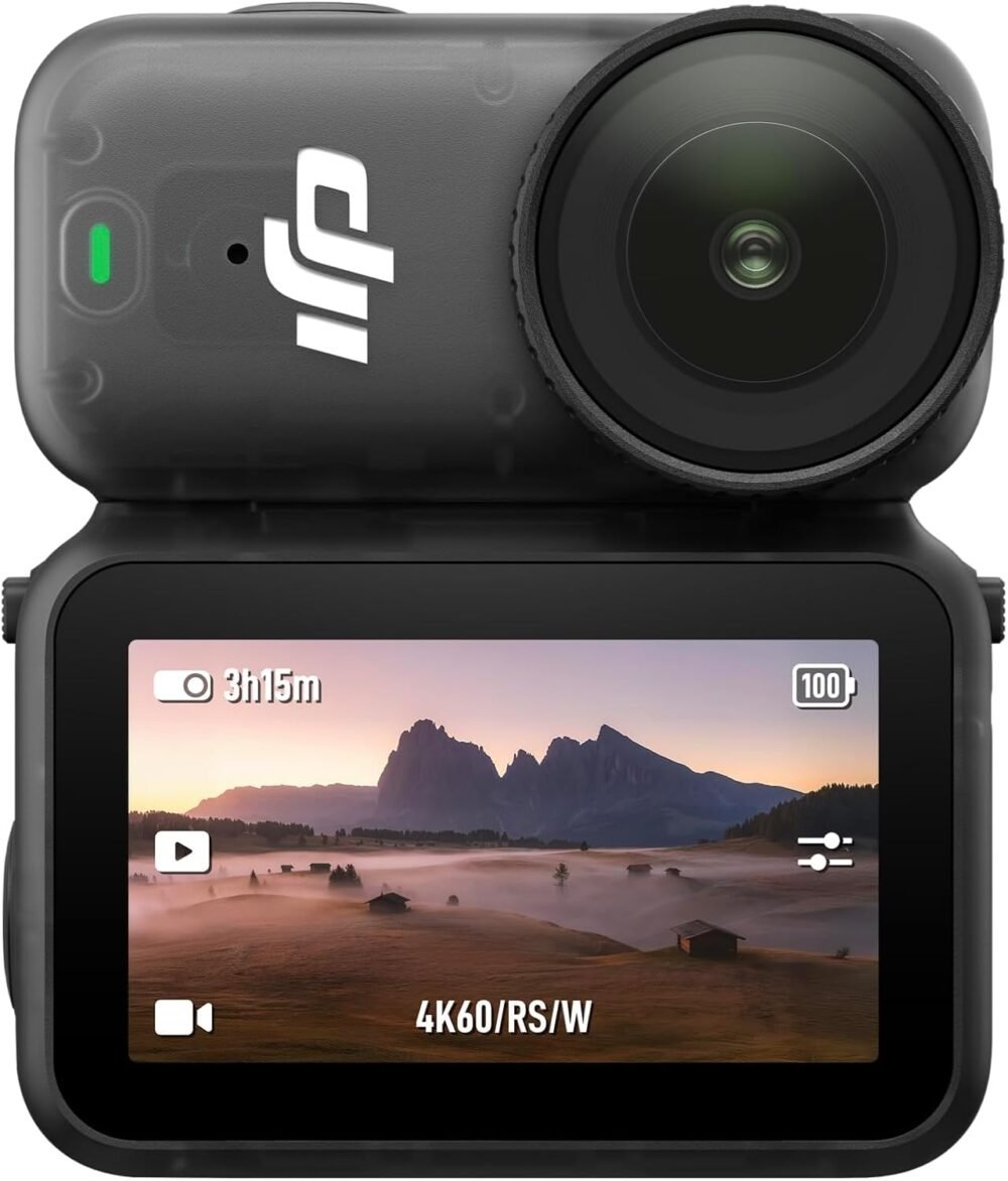 DJI Osmo Nano Standard Combo (128GB), 4K Wearable Camera, 1/1.3″ Sensor