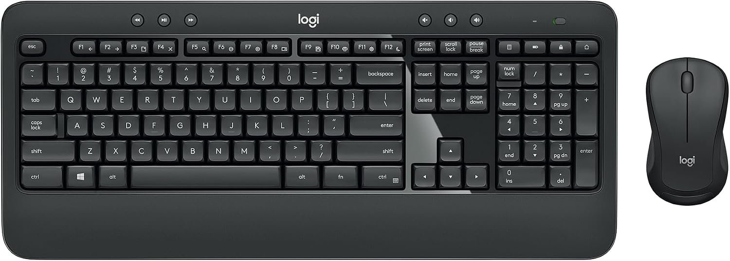 Logitech MK540 Full Size Advanced Wireless Keyboard and Mouse Combo