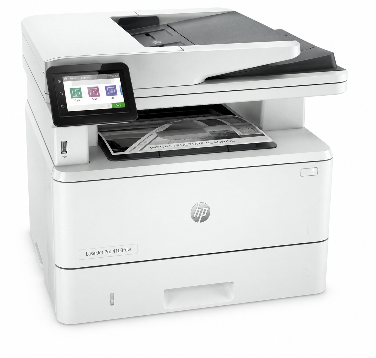 HP LaserJet Pro 4103fdw All-in-One Printer – Print, Copy, Scan & Fax