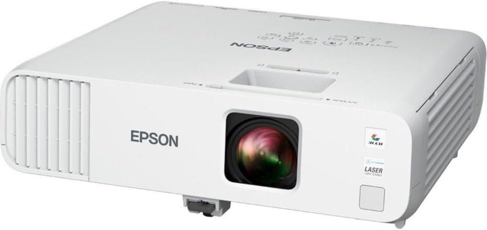 Epson PowerLite L260F Full HD 3LCD Laser Projector – 4600 Lumens, Wireless, 21:9