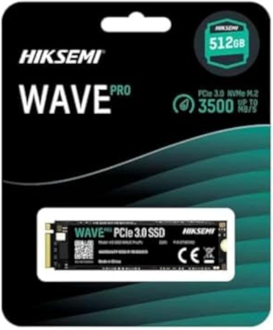 HIKSEMI WAVE Pro(P) 512GB M.2 NVMe PCIe Gen 3 SSD – 3500MB/s