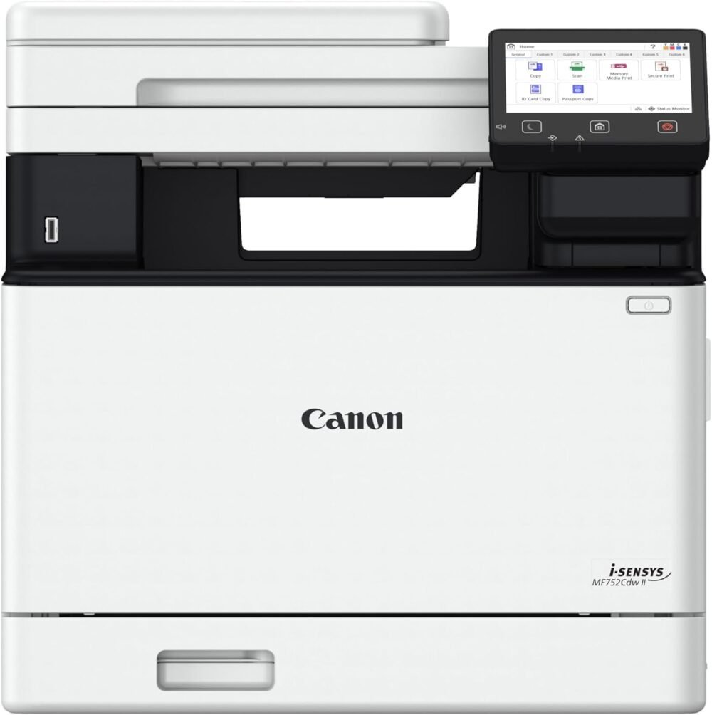 Canon i-SENSYS MF752Cdw II Colour Laser Printer – 33ppm, Wi-Fi, Duplex Print, Copy & Scan