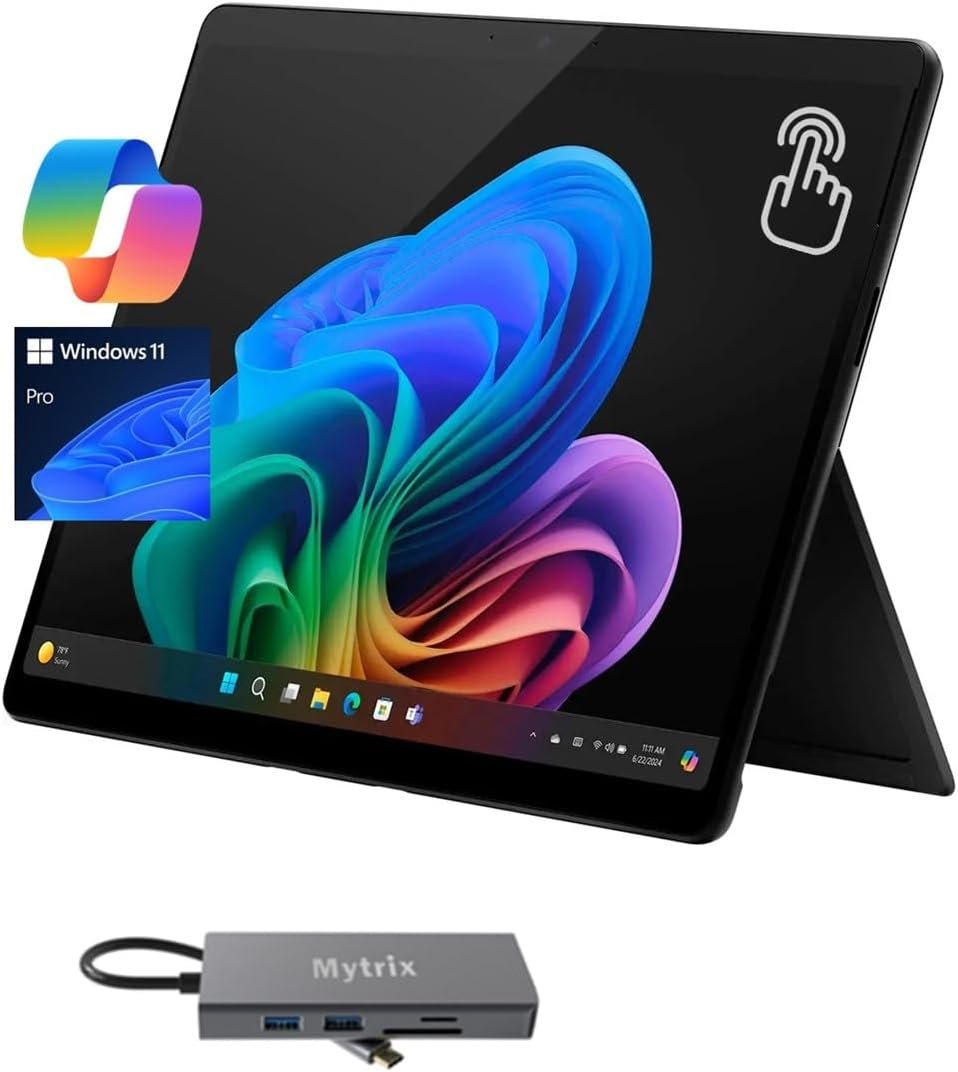 Microsoft Surface Pro 11 Copilot – Snapdragon X Plus, 16GB RAM, 1TB, 13″ OLED 120Hz with Pen & Keyboard