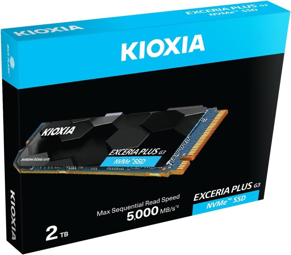 KIOXIA EXCERIA PLUS G3 2TB NVMe PCIe Gen4 M.2 SSD