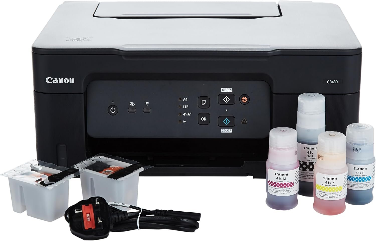 Canon PIXMA G3430 Wireless Colour All-in-One MegaTank Printer – Print, Copy & Scan